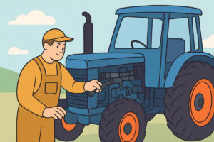 Traktorin moottorin huolto – pitkä elinkaari koneelle